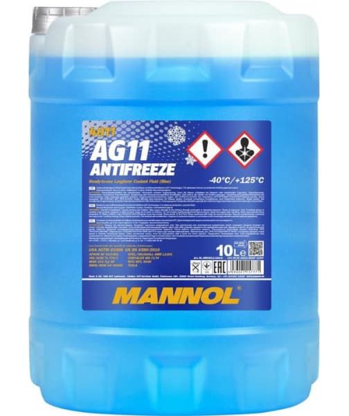Antifreeze MANNOL 4011 Antifreeze AG11 (-40) Longterm MN4011-10