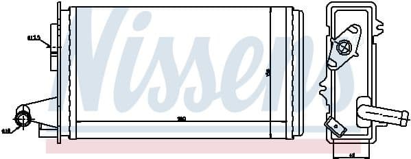 Heat Exchanger, interior heating ** FIRST FIT ** 71438 - image 6