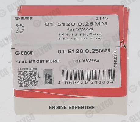 Connecting Rod Bearing 01-5120 0.25MM - image 4