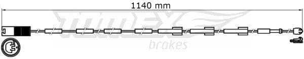 Warning Contact, brake pad wear TX 31-38