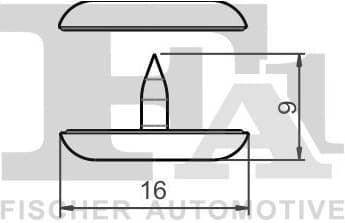 Clip, trim/protection strip 11-10039.5 - image 2