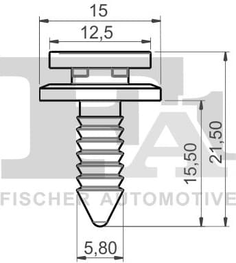 Clip, trim/protection strip 11-40029.5 - image 2