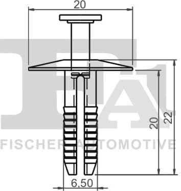 Clip, trim/protection strip 12-20002.5 - image 2