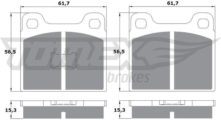 Brake Pad Set, disc brake TX 10-16