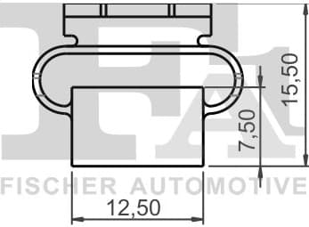 Clip, trim/protection strip 11-40109.5 - image 2