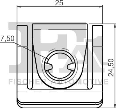 Clip, trim/protection strip 11-40110.5 - image 2