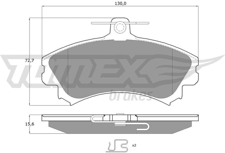 Brake Pad Set, disc brake TX 11-52