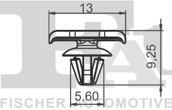 Clip, trim/protection strip 11-40105.5 - image 2