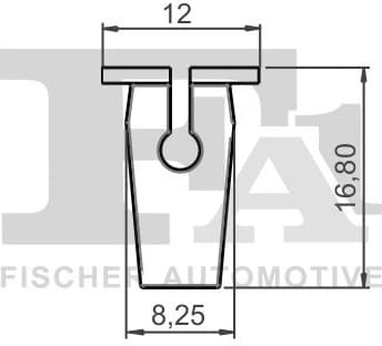 Clip, trim/protection strip 11-60022.5 - image 2