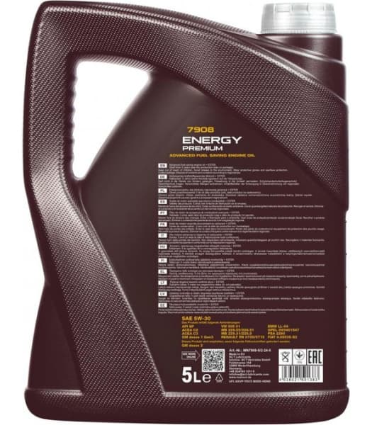 Engine Oil MANNOL 7908 Energy Premium 5W-30 MN7908-5 - image 2