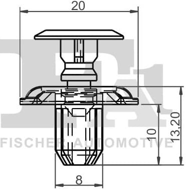 Clip, trim/protection strip 77-20006.5 - image 2