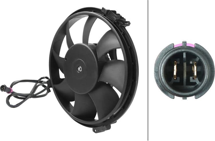 Fan, engine cooling 8EW 366 420-291