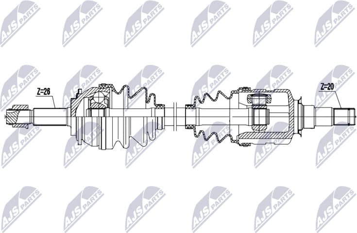 Drive Shaft NPW-TY-225