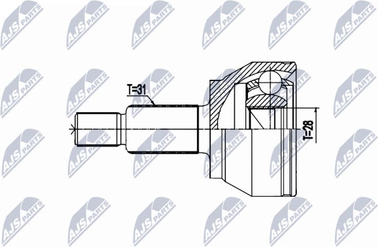 Joint Kit, drive shaft NPZ-LR-020