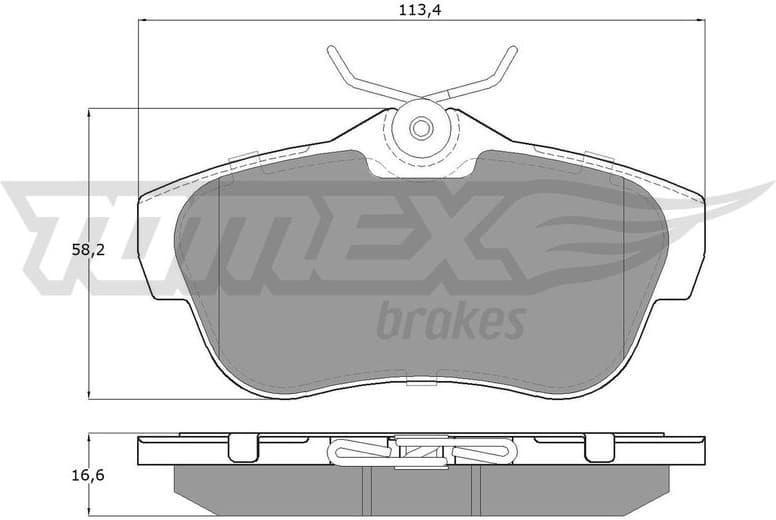 Brake Pad Set, disc brake TX 15-94