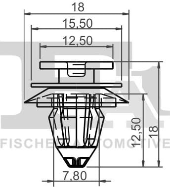 Clip, trim/protection strip 10-40012.5 - image 2
