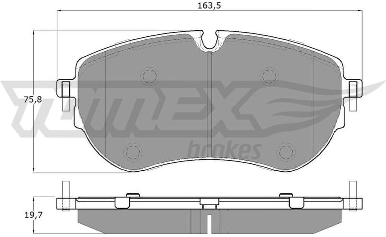 Brake Pad Set, disc brake TX 19-13
