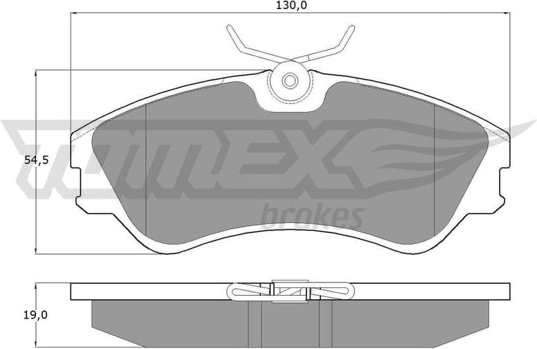 Brake Pad Set, disc brake TX 10-65