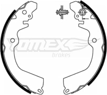 Brake Shoe Set TX 21-81