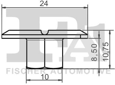 Clip, trim/protection strip 10-10006.5 - image 2