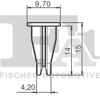 Clip, trim/protection strip 10-60002.5 - image 2