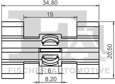 Clip, trim/protection strip 10-40050.5 - image 2