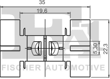 Clip, trim/protection strip 10-40040.5 - image 2