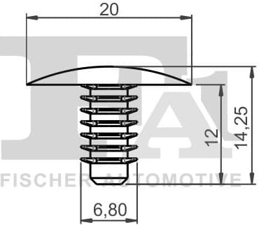 Clip, trim/protection strip 21-10016.5 - image 2