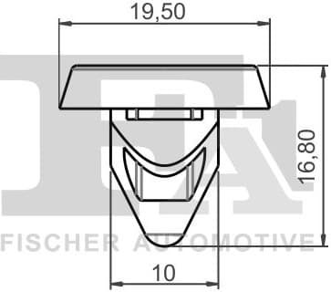 Clip, trim/protection strip 11-60020.5 - image 2
