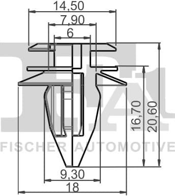 Clip, trim/protection strip 10-40011.5 - image 2