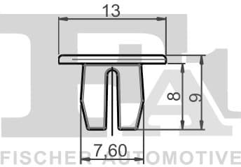 Clip, trim/protection strip 33-60003.5