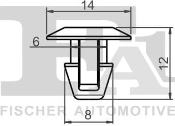 Clip, trim/protection strip 33-10009.5 - image 2