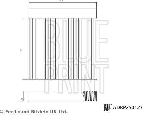 Filter, cabin air ADBP250127