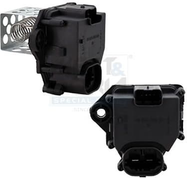 Series Resistor, electric motor (radiator fan) 667537