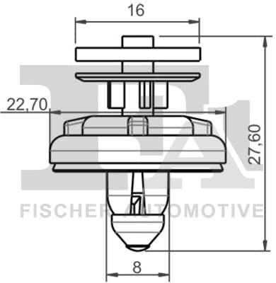 Clip, trim/protection strip 11-40023.5 - image 2