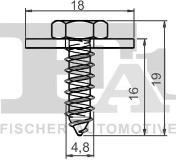 Bolt for protective cover 10-70014.5 - image 2