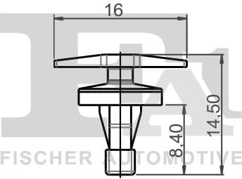 Clip, trim/protection strip 11-40102.5 - image 2