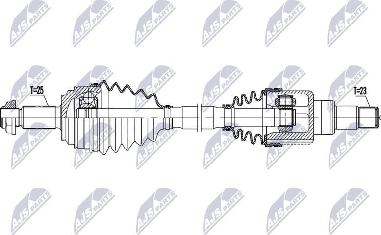 Drive Shaft NPW-FR-227