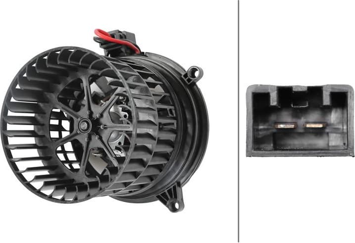 Interior Blower 8EW 366 400-021