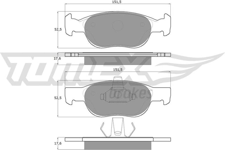 Brake Pad Set, disc brake TX 10-71