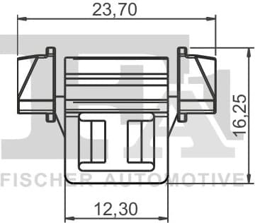 Clip, trim/protection strip 14-40046.5 - image 2
