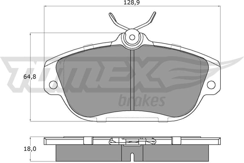 Brake Pad Set, disc brake TX 14-01