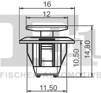 Clip, trim/protection strip 75-40008.5 - image 2
