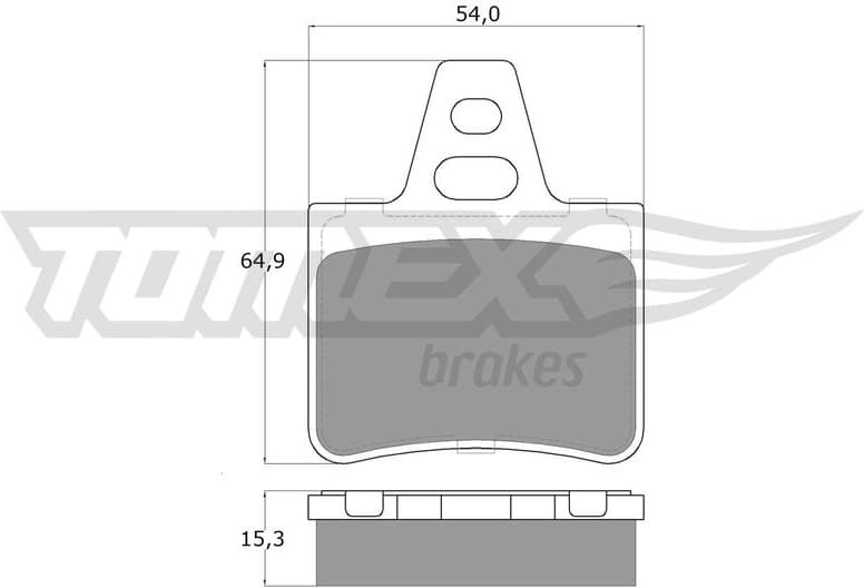 Brake Pad Set, disc brake TX 12-06