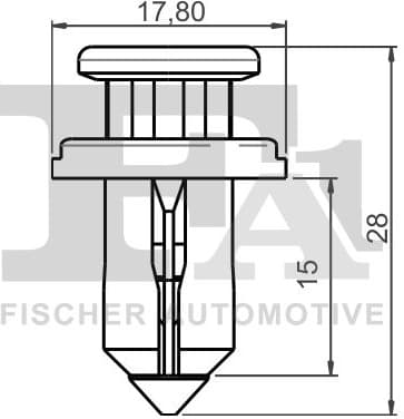 Clip, trim/protection strip 72-30003.5 - image 2