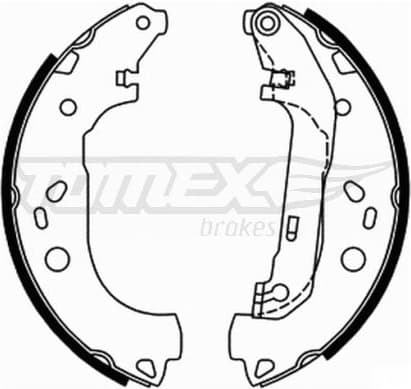 Brake Shoe Set TX 21-87