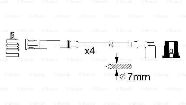 Ignition Cable Kit 0986356361 - image 5