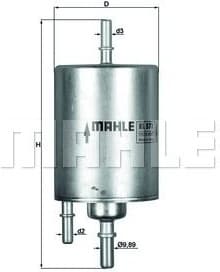 Filter diesel fuel KL571 - image 7