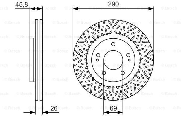 Brake Disc 0986479527 - image 2