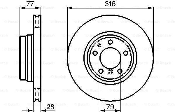 Brake Disc 0986478622